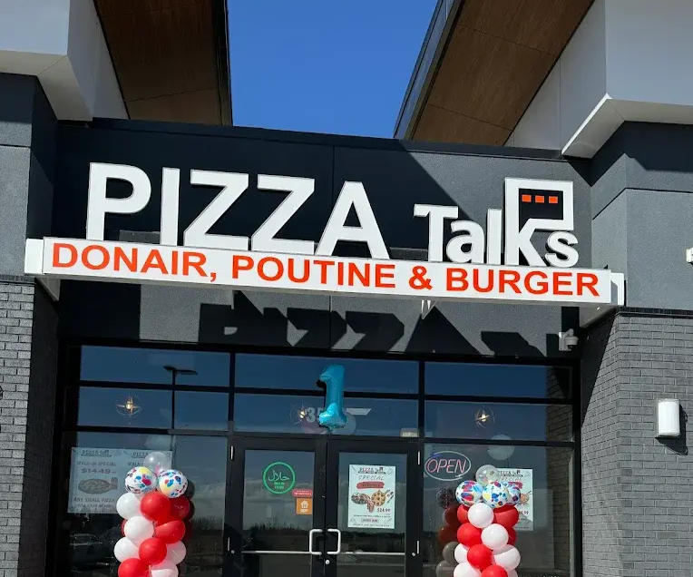 Pizza Talks & Donair Edmonton restaurant interior