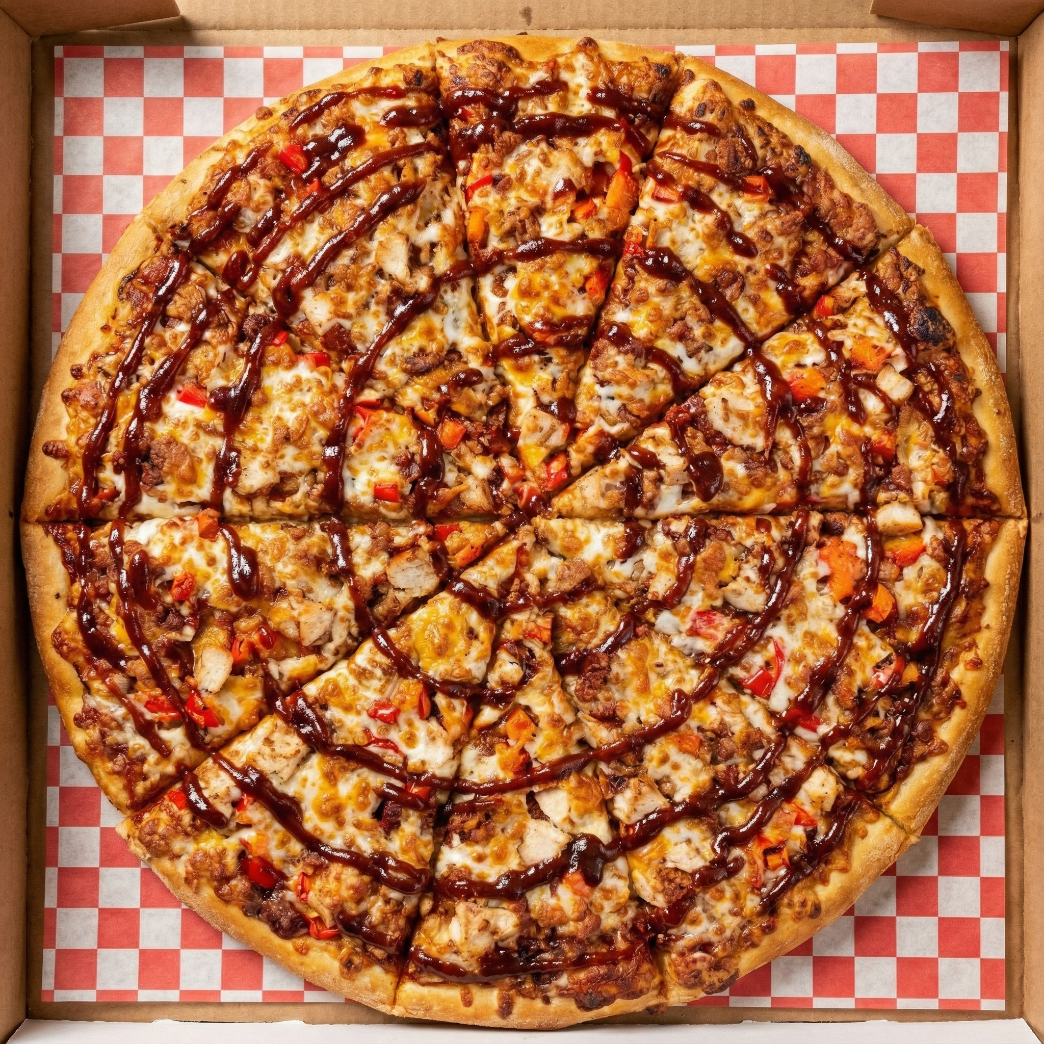 BBQ Drizzle Pizza in Edmonton, AB