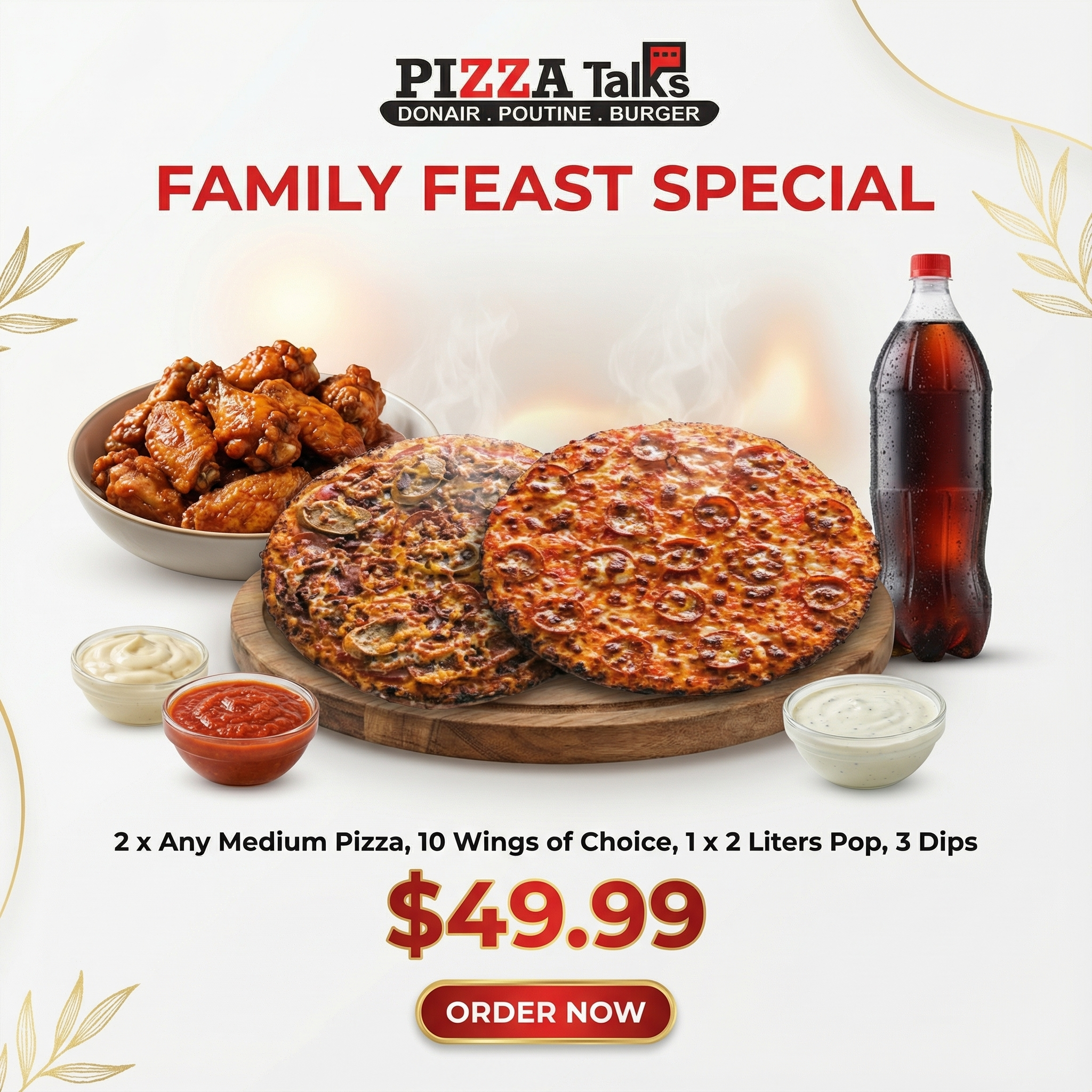 Pizza Talks & Donair Edmonton - Special Pizza Deal